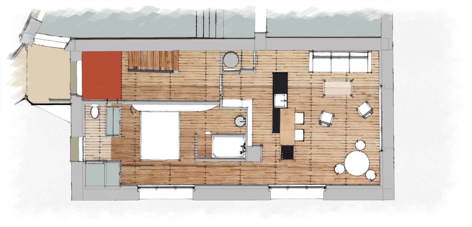 Plan, Habiter le moulin